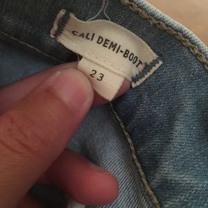 SOLD Madewell Cali Demi boot jeans